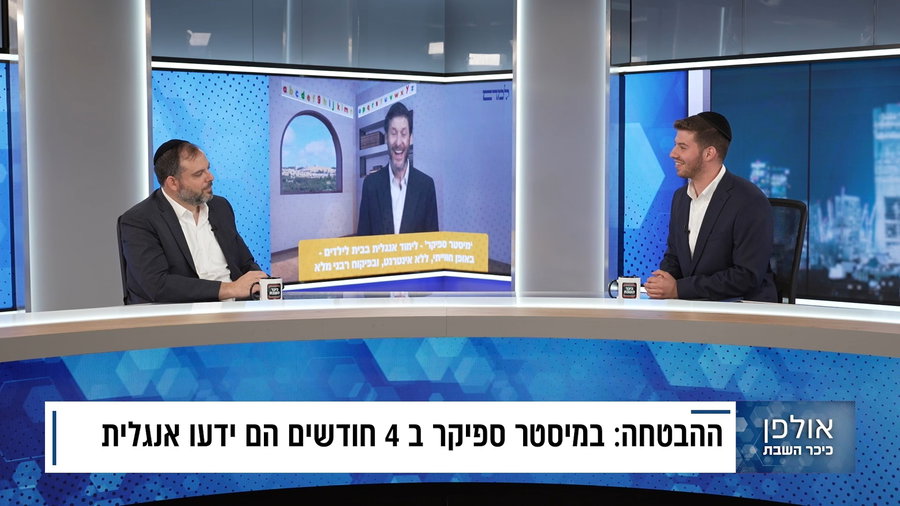 הרב יהודה פולישוק, מקים ארגון 'למדם' והיזם מאחורי "מיסטר ספיקר" בראיון אולפן בכיכר