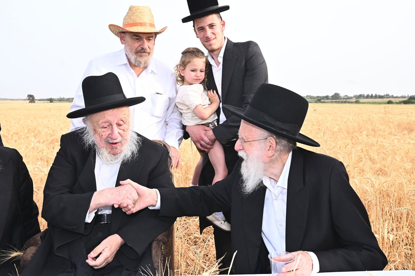 הגרב"ד פוברסקי בקצירת חיטים