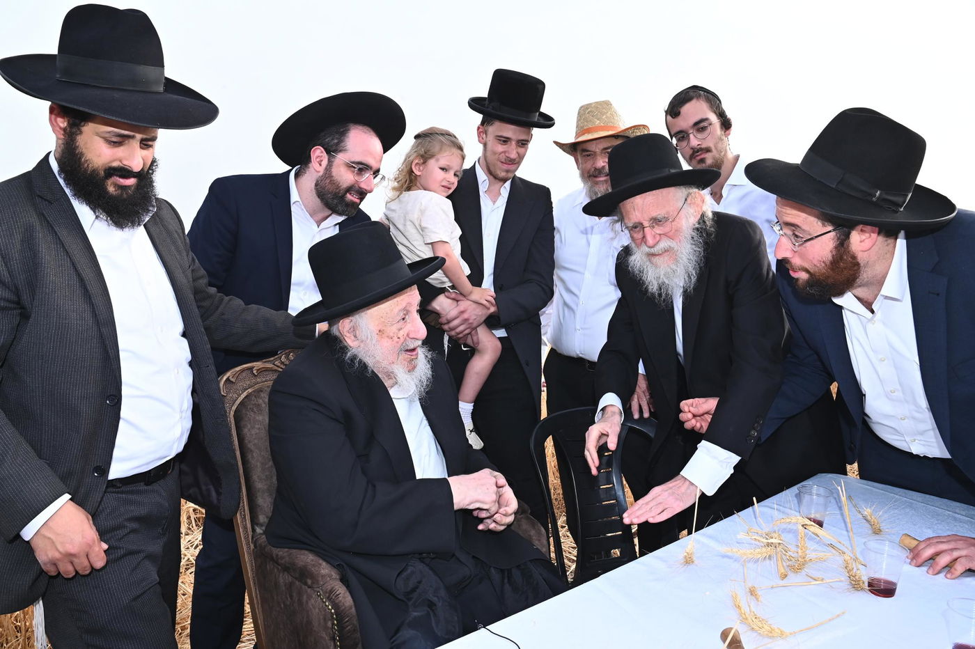 הגרב"ד פוברסקי בקצירת חיטים