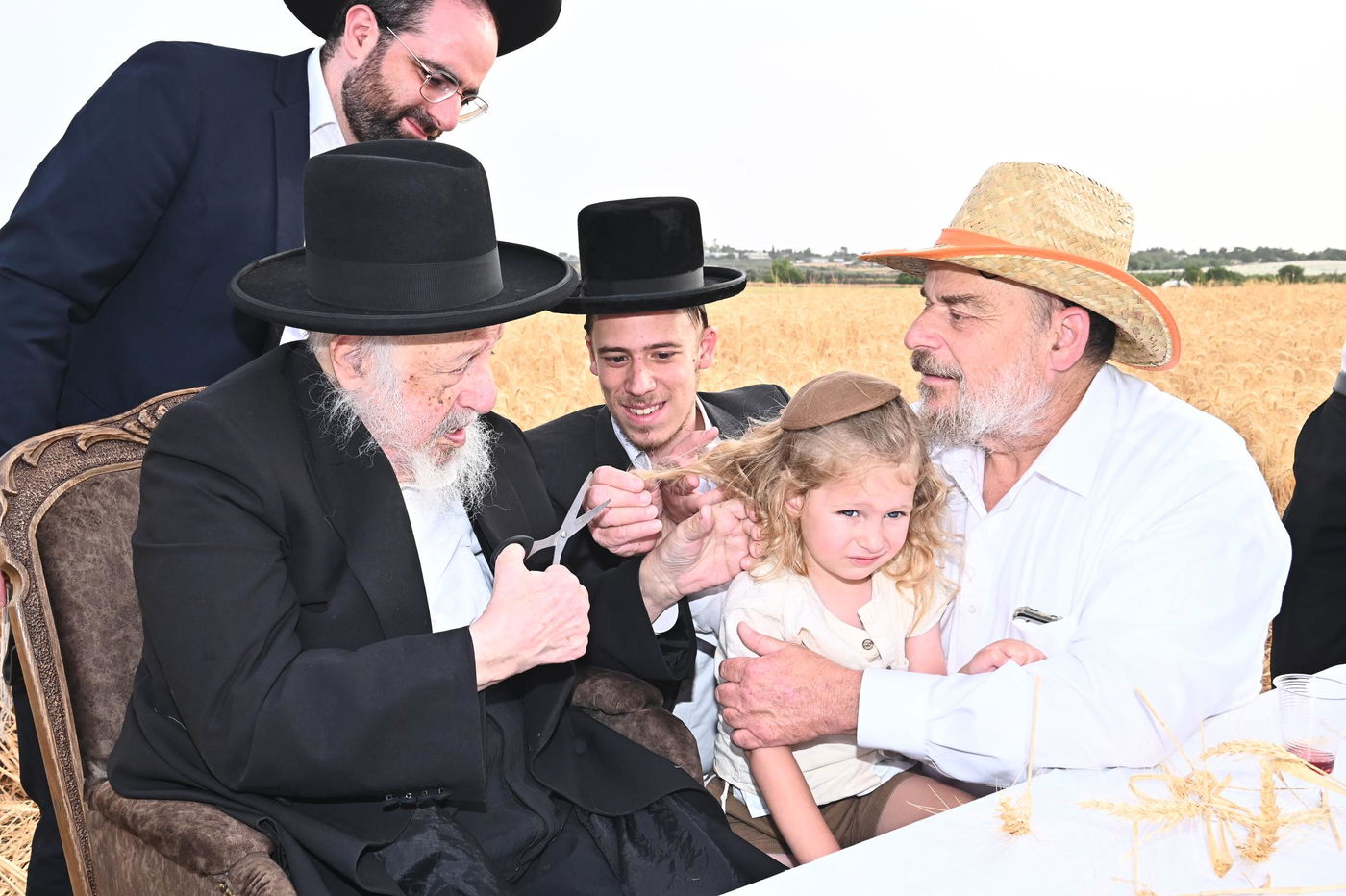 הגרב"ד פוברסקי בקצירת חיטים