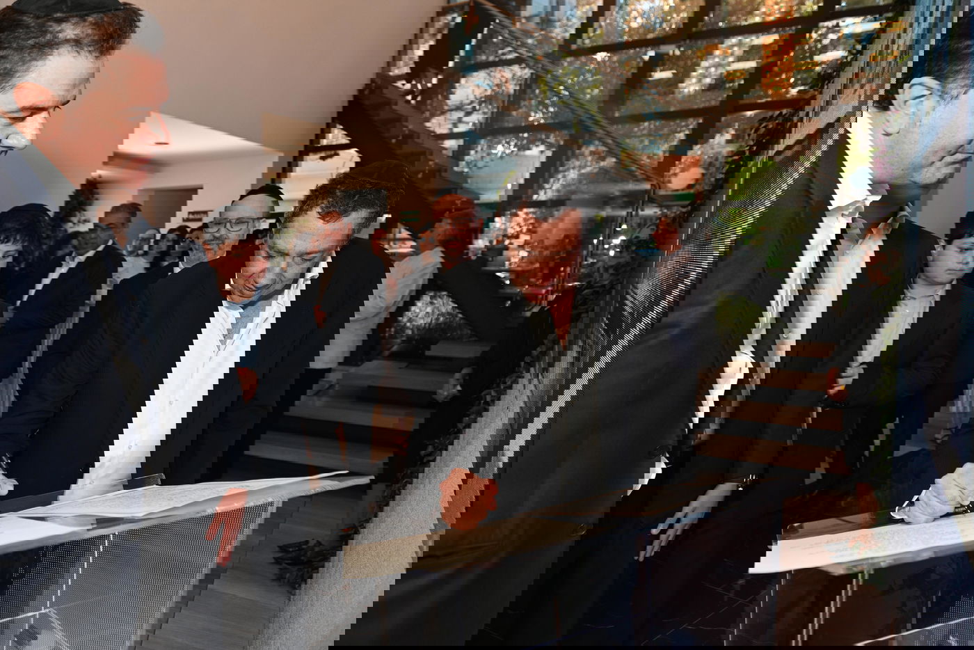 אבן הפינה בישיבת באר אברהם ברזיל 