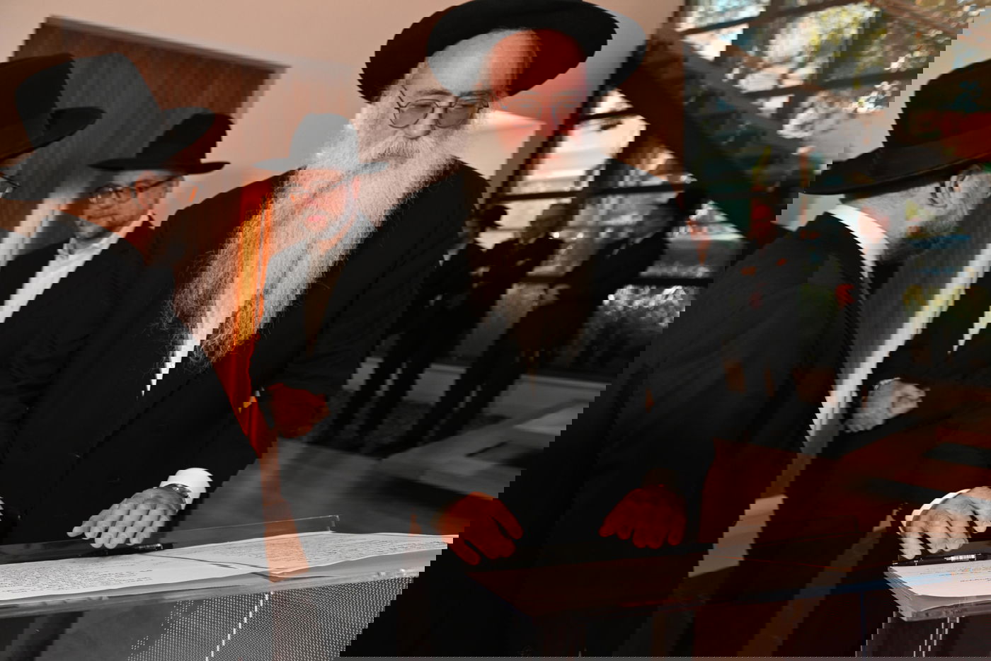 אבן הפינה בישיבת באר אברהם ברזיל 