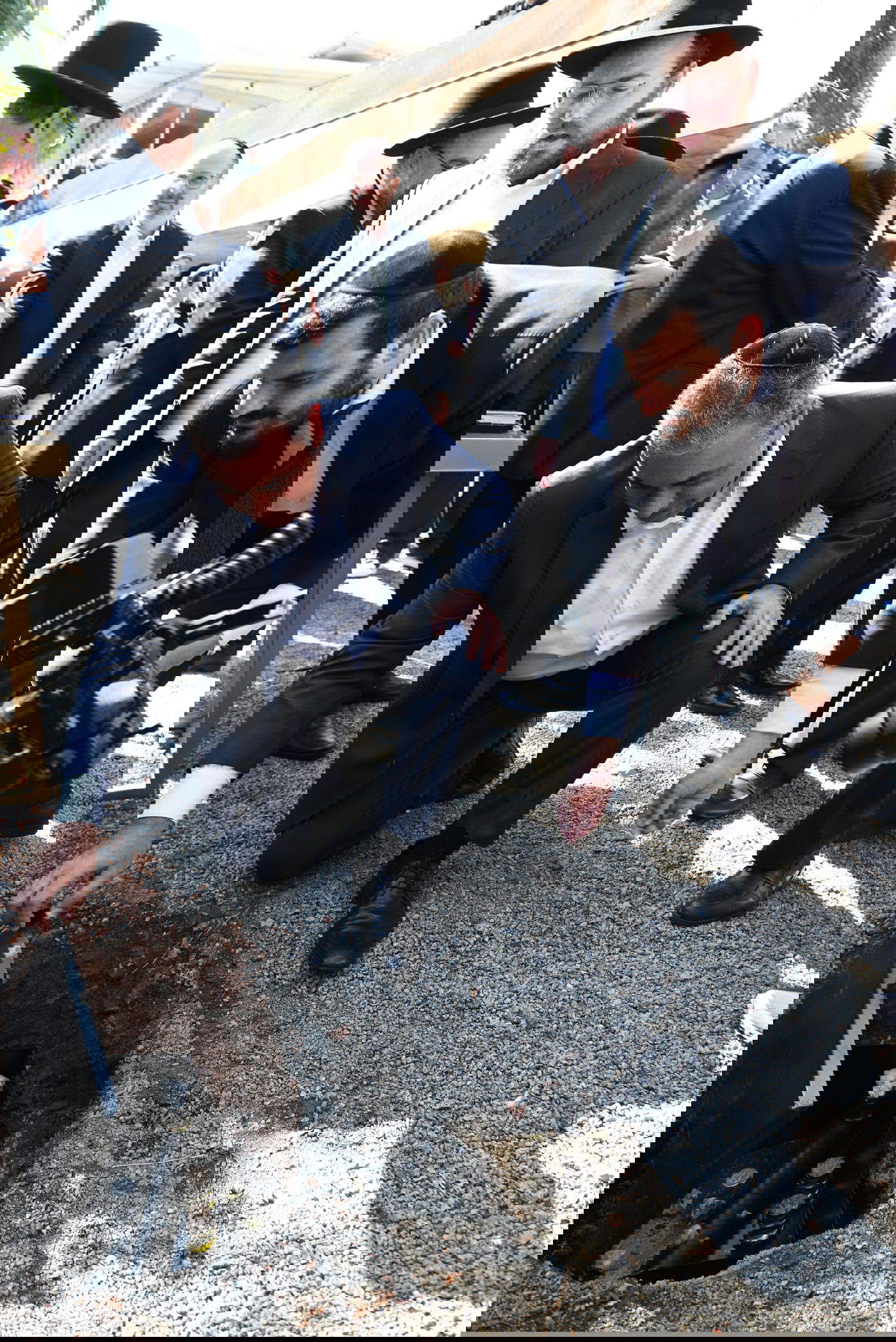 אבן הפינה בישיבת באר אברהם ברזיל 