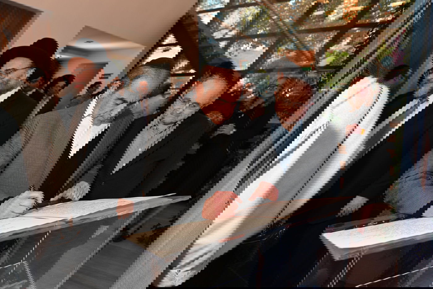 אבן הפינה בישיבת באר אברהם ברזיל 