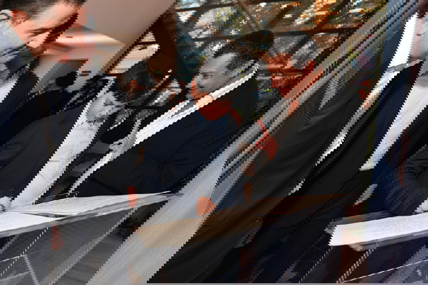 אבן הפינה בישיבת באר אברהם ברזיל 