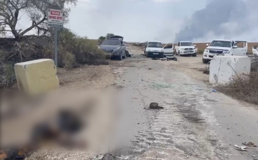 מחבל מחוסל מהקרב (מטושטש) ב'חץ שחור'