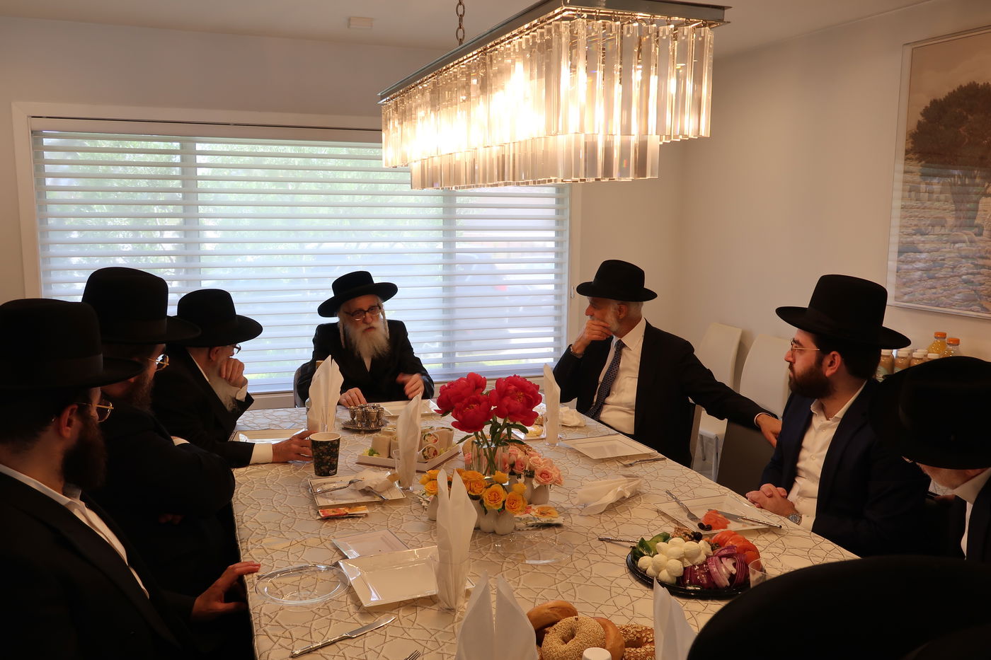 האדמו"ר מקאשוי בביקור בלוס אנג'לס 