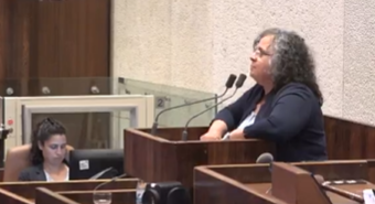 חרפה: חברת הכנסת הישראלית קראה; "זה יום כיבוש ירושלים המזרחית"