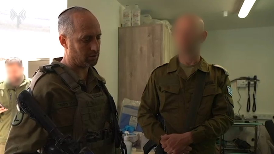 תיעוד מהמתקן הקדמי הנייד למיון וטיפול בפצועים בדרום סוריה