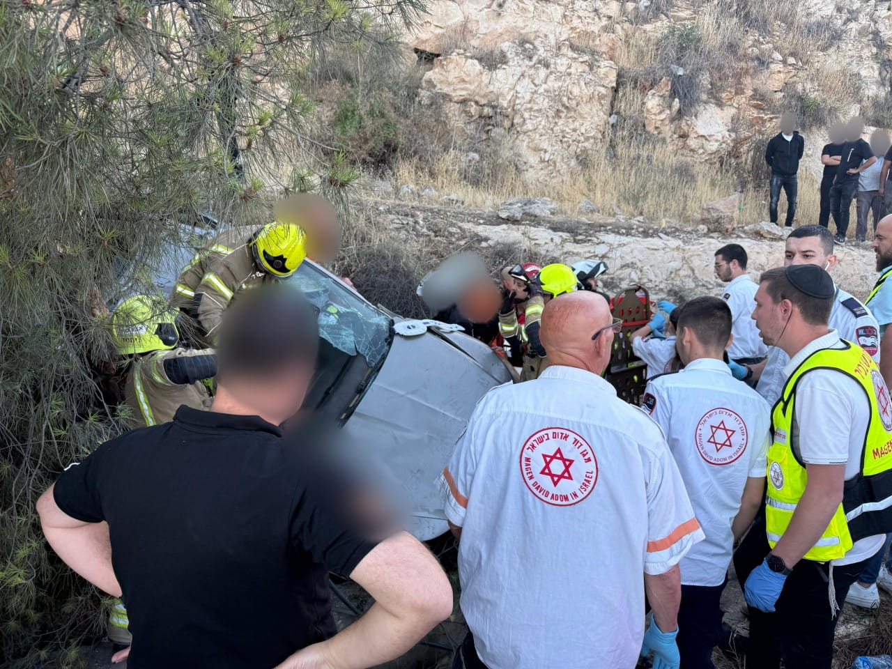 זירת התאונה