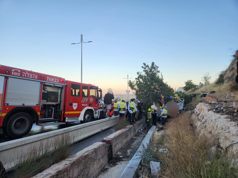 זירת התאונה