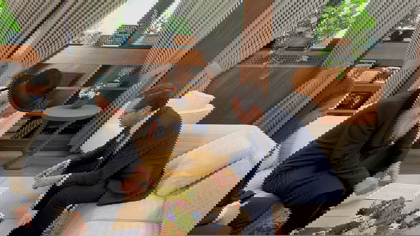 הגרי"ד גרוסמן והנשיא הרצוג