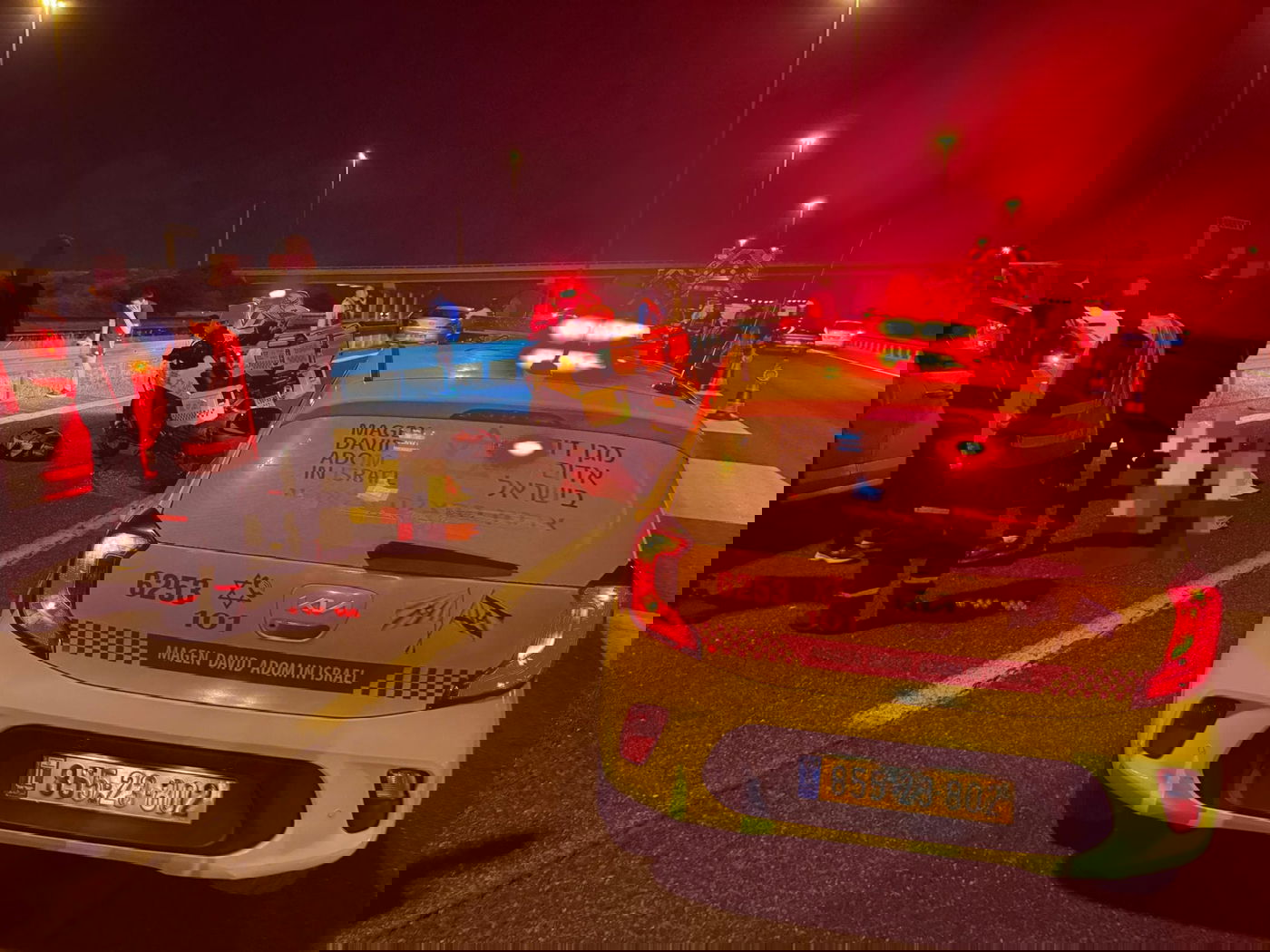 זירת התאונה, הלילה