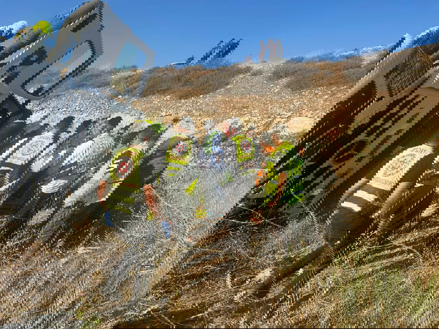 תאונה קטלנית: המשאית התהפכה לשולי הכביש, הנהג נהרג במקום