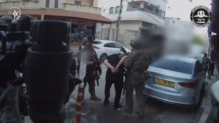המעצר ממצלמות קסדת לוחמי הימ״מ