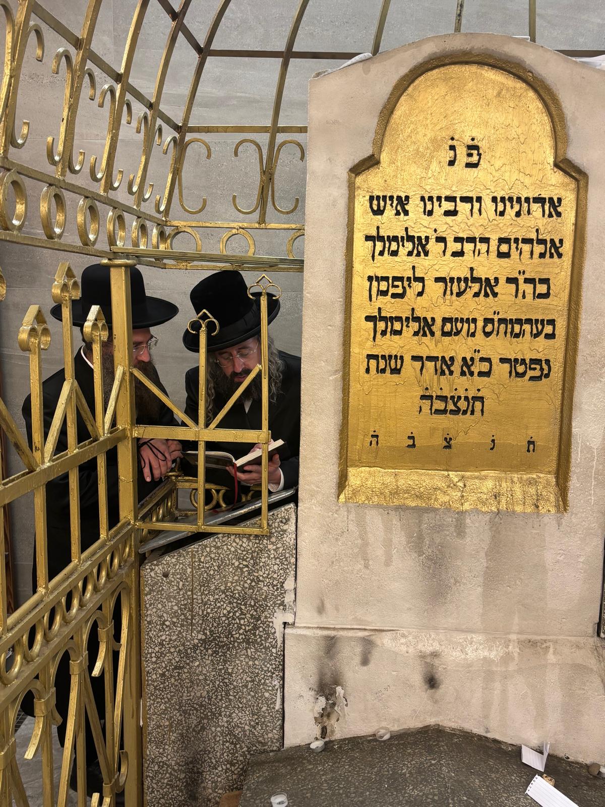 הרה״צ רבי יוסף בנימין ווייס במסע הקודש לאירופה