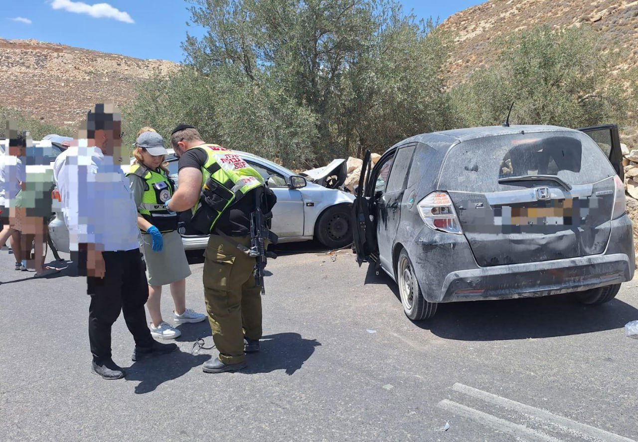 זירת התאונה