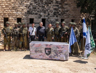 השר ישראל כ"ץ בביקור בשא-נור