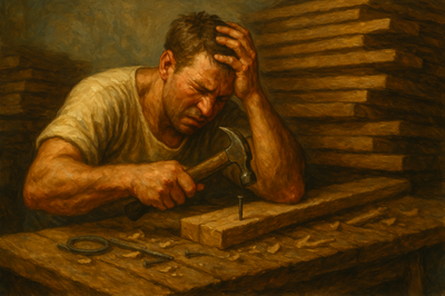 יש שלב שהמאמץ כבר מוגזם ורק גורם לנזק