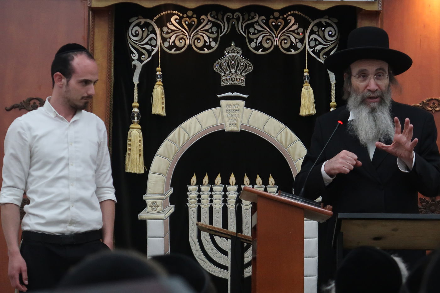 הגה"צ רבי בנימין פינקל בשיחת הכנה לשבועות