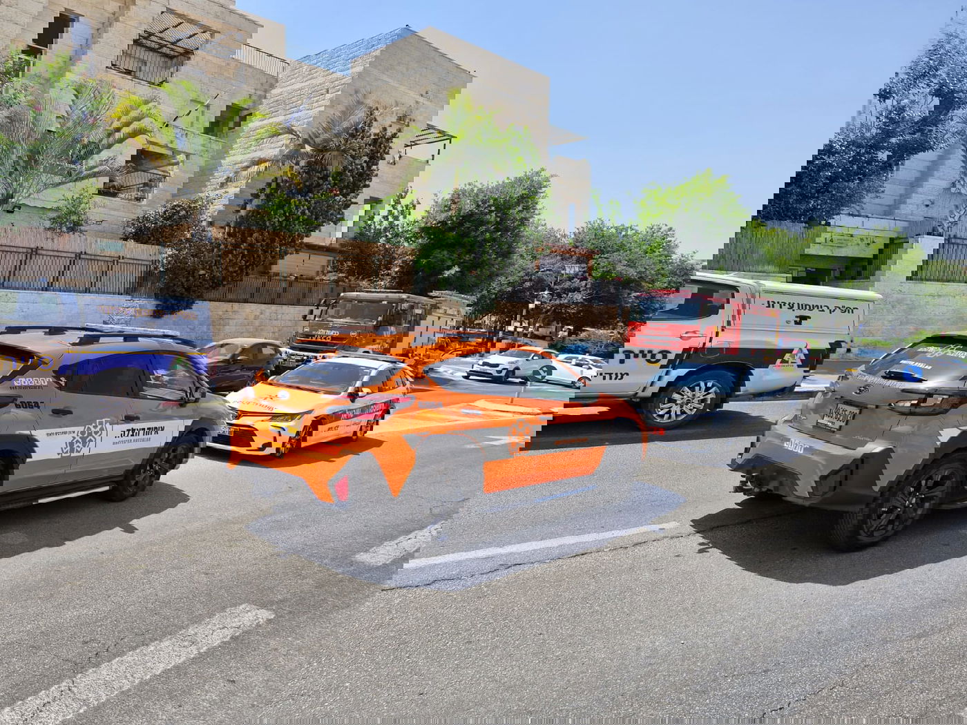 זירת השריפה