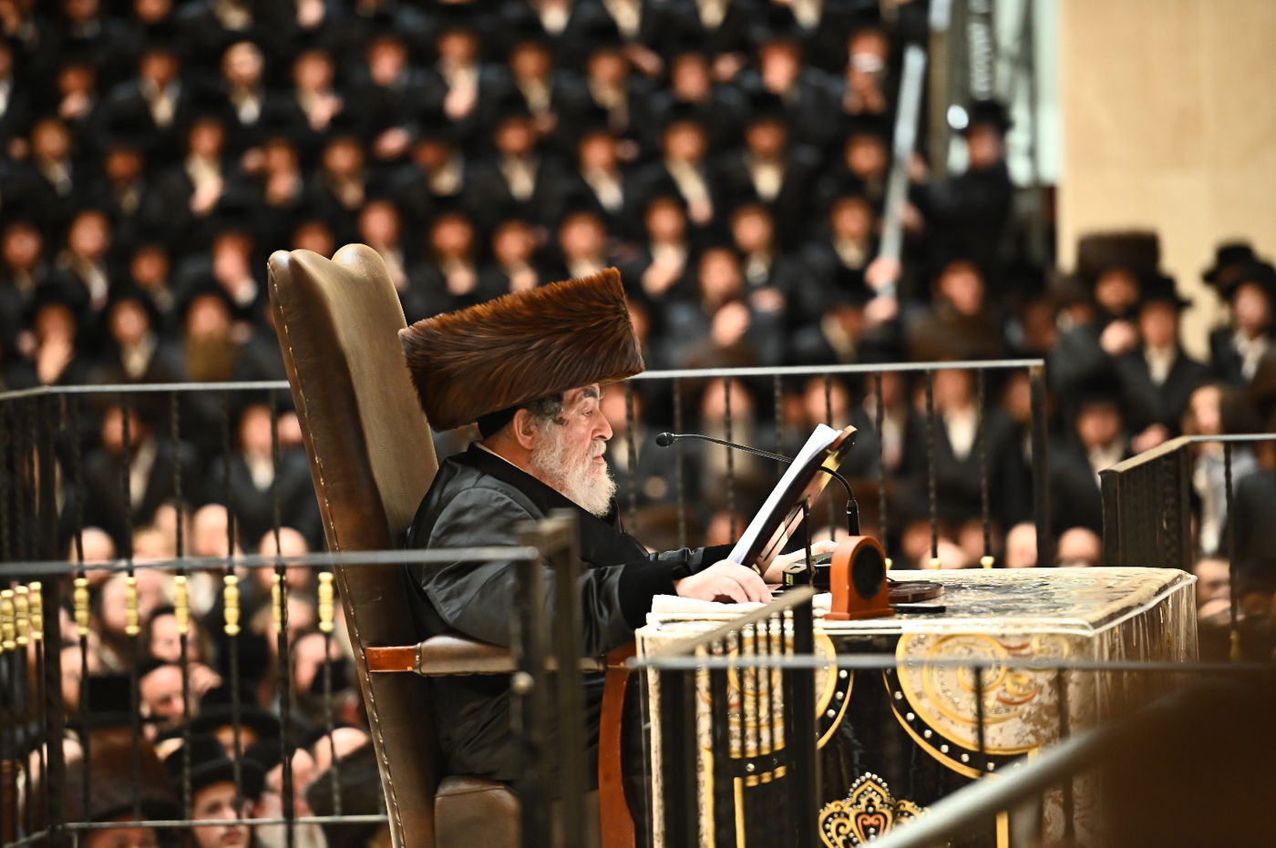 האדמו"ר מויז'ניץ בספירת העומר מ"ט בעומר