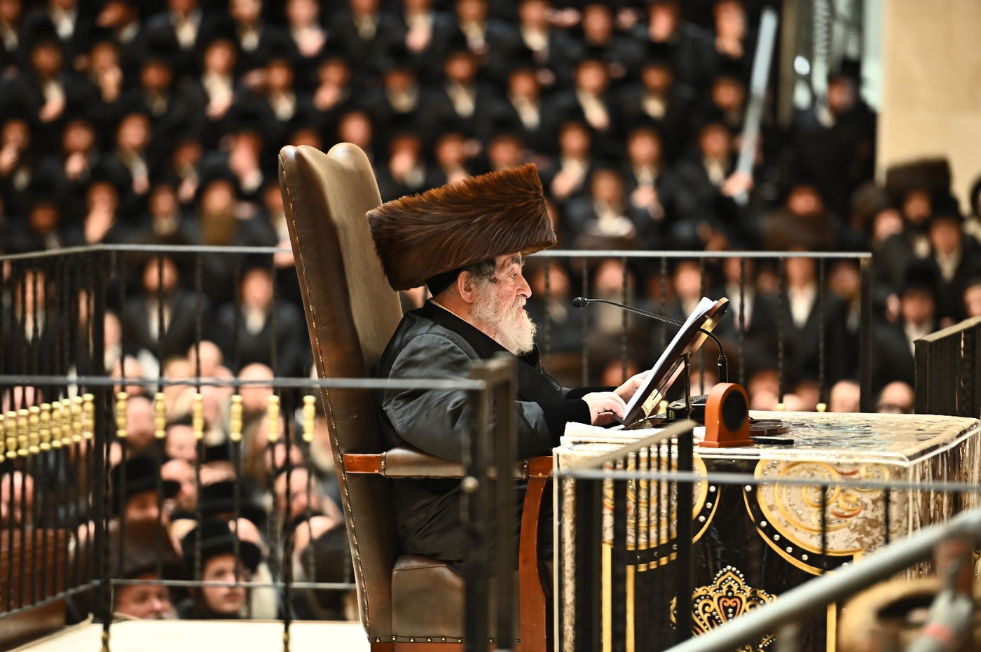 האדמו"ר מויז'ניץ בספירת העומר מ"ט בעומר