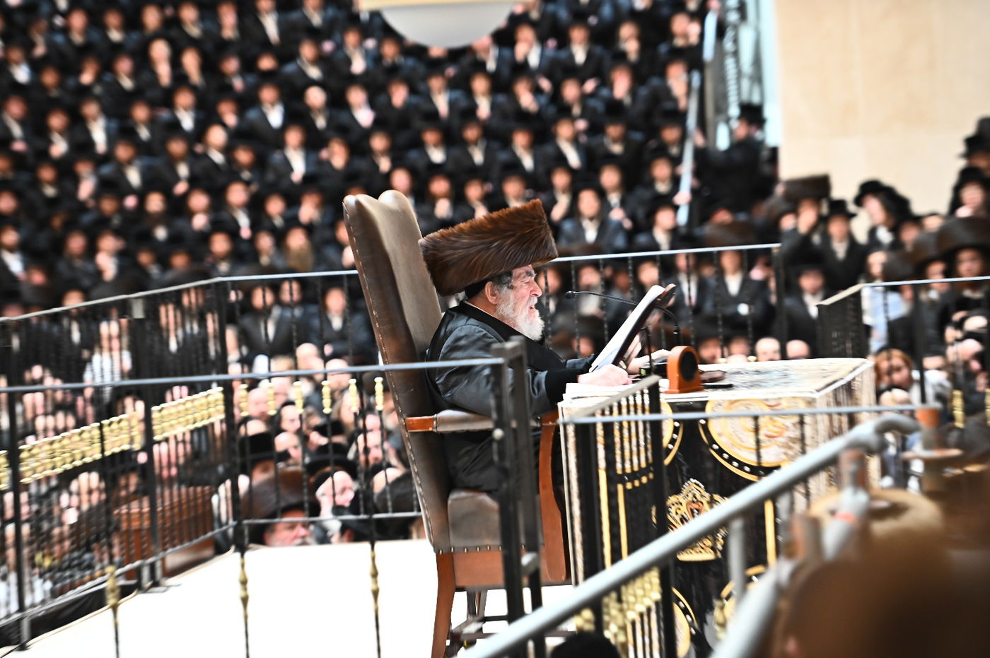 האדמו"ר מויז'ניץ בספירת העומר מ"ט בעומר