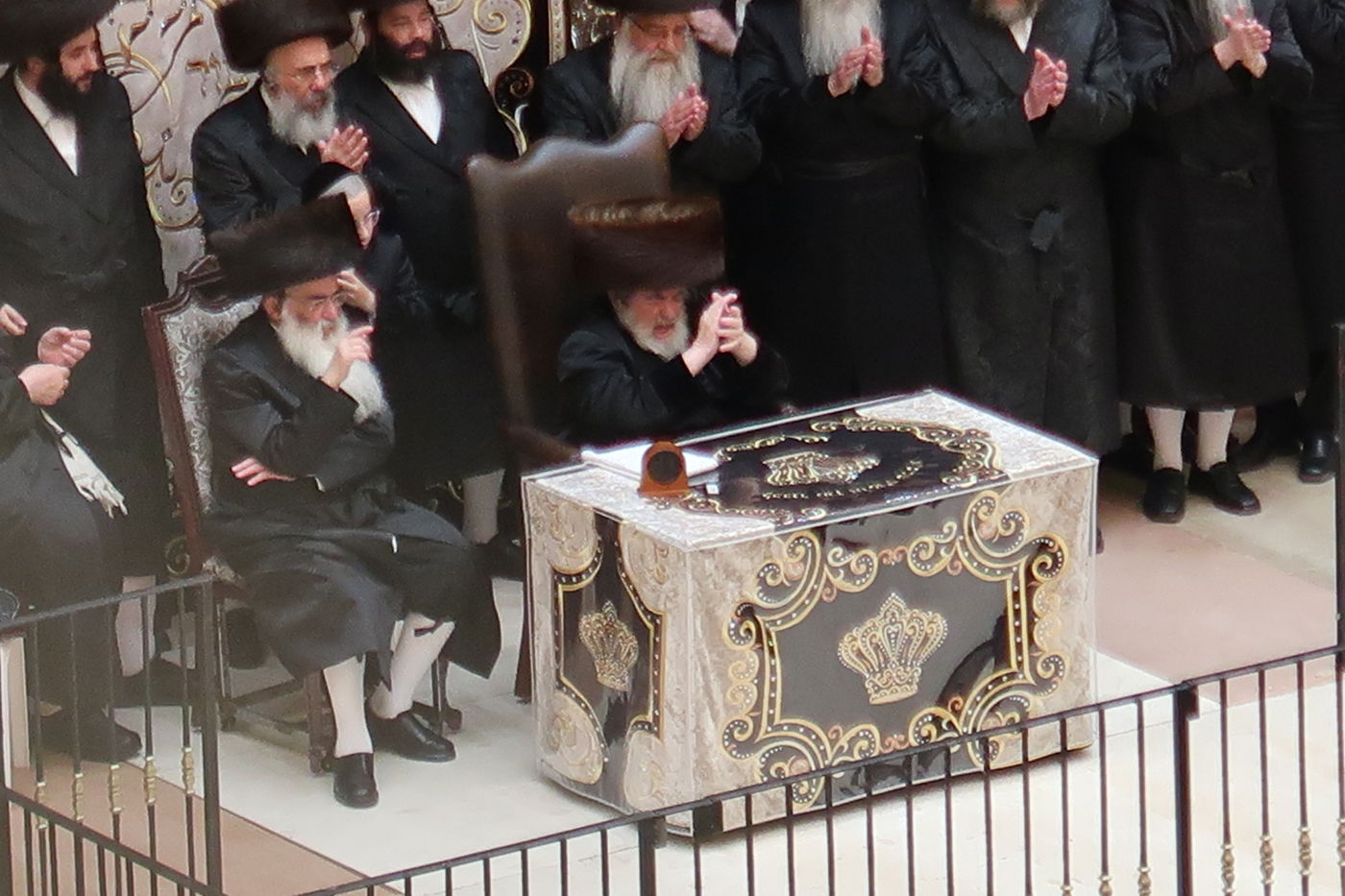 האדמו"ר מויז'ניץ בספירת העומר מ"ט בעומר