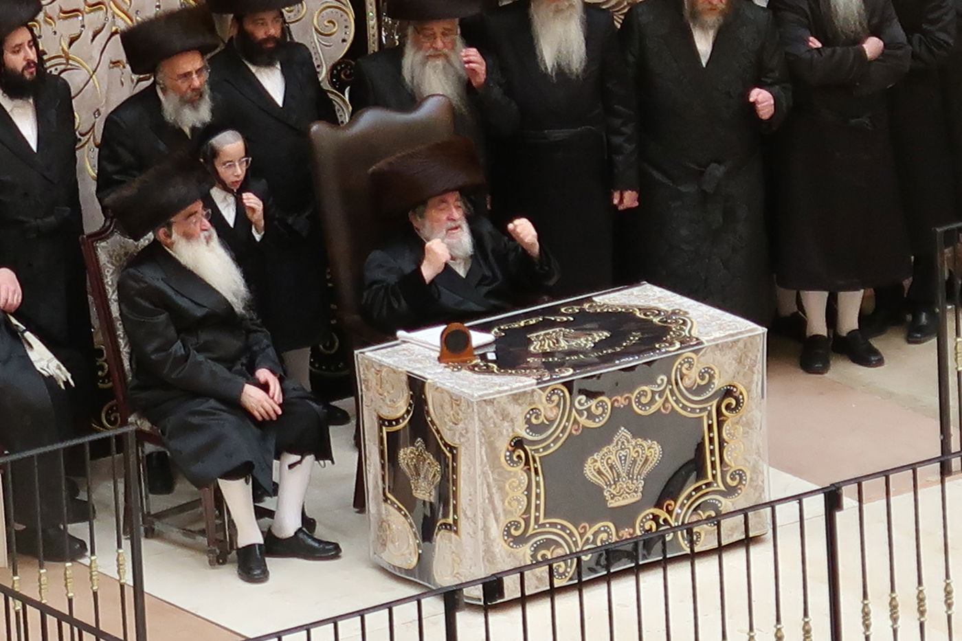 האדמו"ר מויז'ניץ בספירת העומר מ"ט בעומר