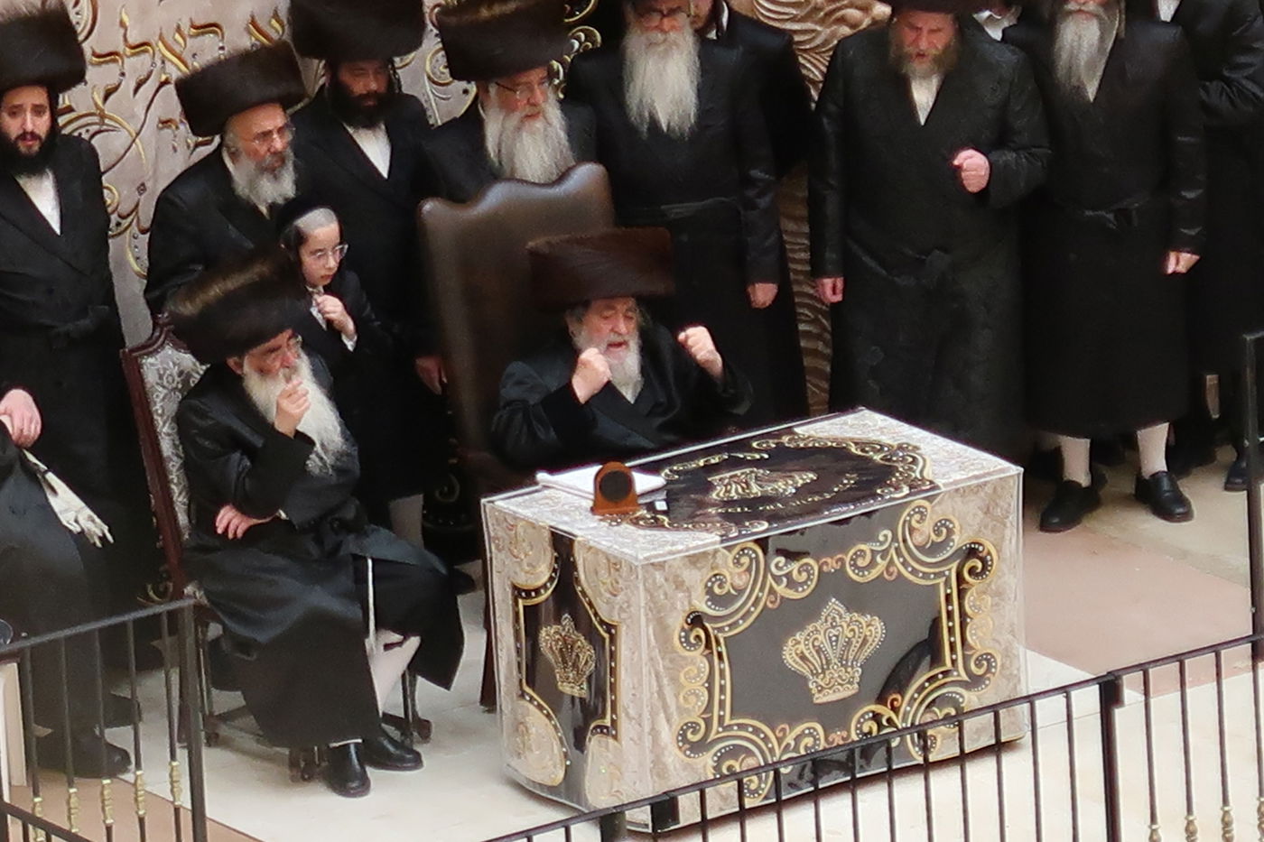 האדמו"ר מויז'ניץ בספירת העומר מ"ט בעומר