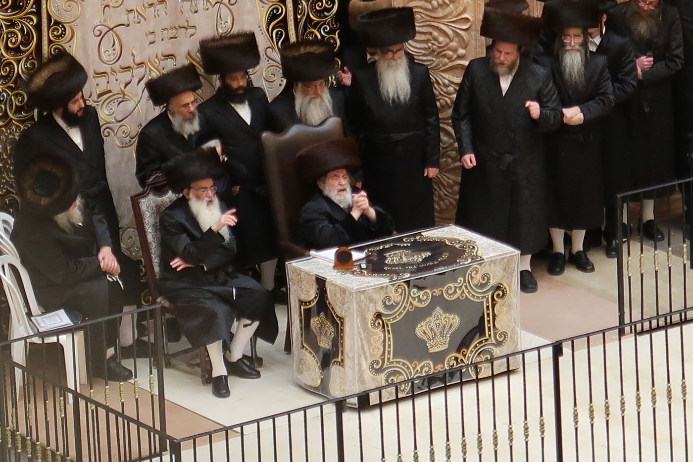 האדמו"ר מויז'ניץ בספירת העומר מ"ט בעומר