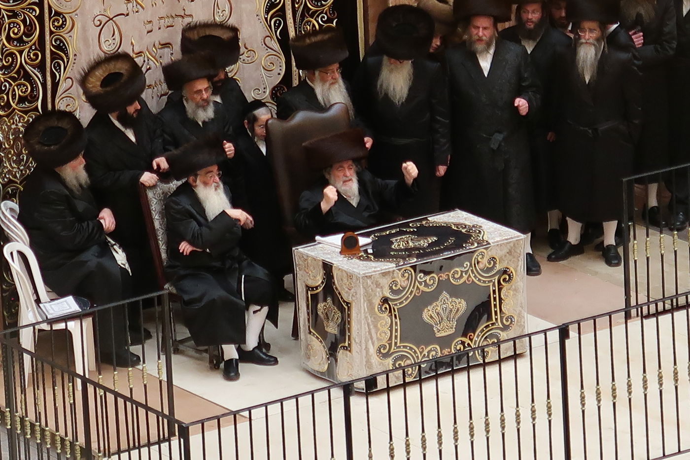 האדמו"ר מויז'ניץ בספירת העומר מ"ט בעומר