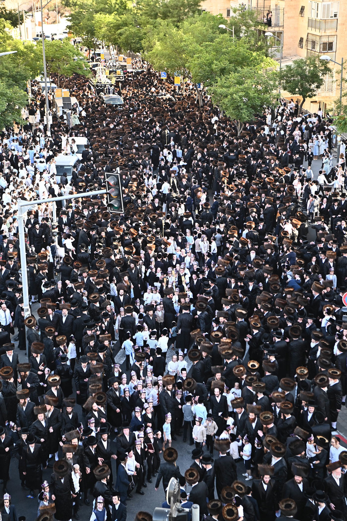 הכנסת ספר תורה לזכותו של האדמו"ר מבעלזא