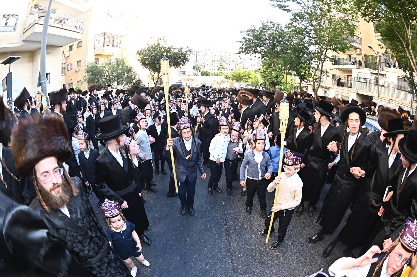 הכנסת ספר תורה לזכותו של האדמו"ר מבעלזא