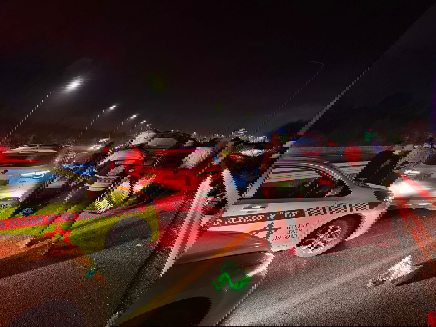 זירת התאונה