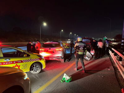 זירת התאונה