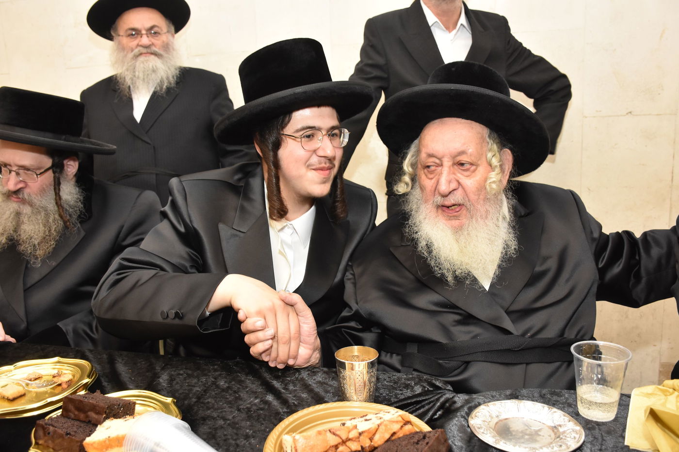 שמחת אירוסי נין האדמו"ר בעל ה"אריה שאג" מצאנז ז'מיגרד