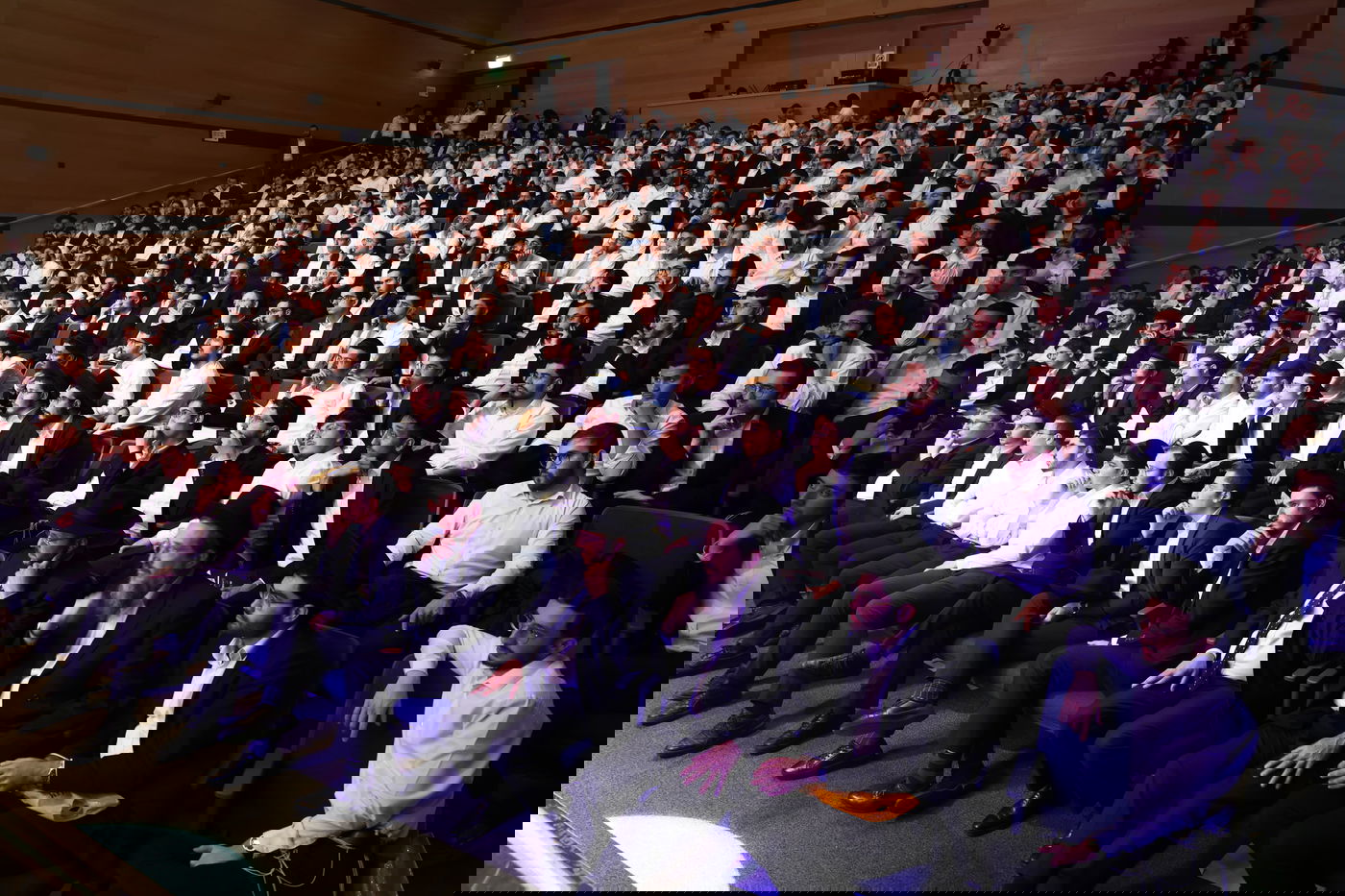 מעמד 'קבלת התורה' לבני הישיבות יוצאי צרפת 