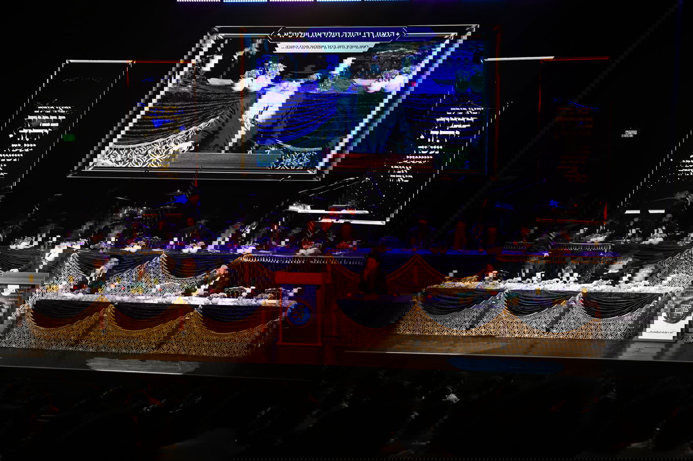 מעמד 'קבלת התורה' לבני הישיבות יוצאי צרפת 