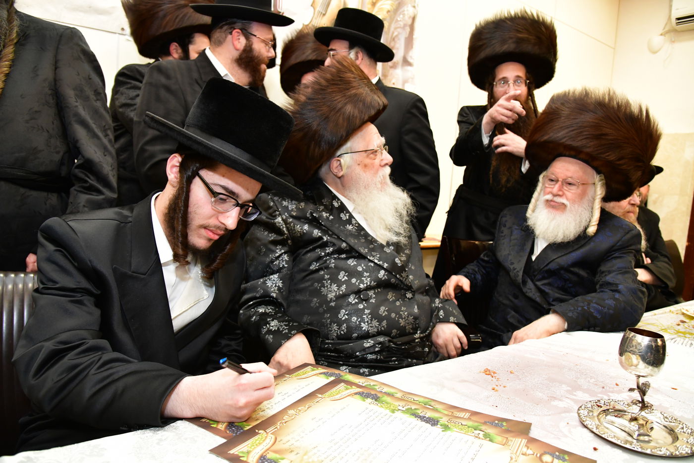 שמחת בית פרמישלאן - רחמסטריווקא - שאץ ויז'ניץ - לייטשיק