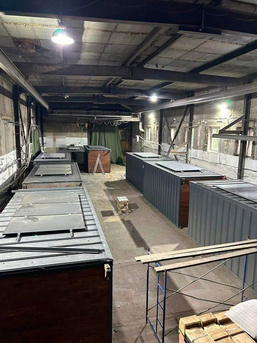 המחסנים בו הוכנו המזלטי"ם לתקיפה