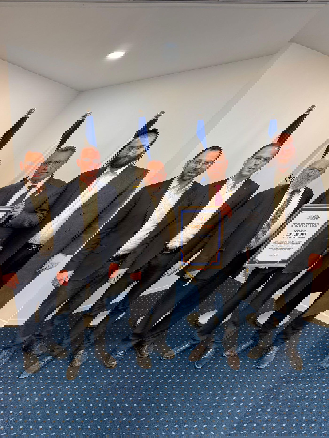 יו"ר ארגון 'מזור' קיבל תעודת הוקרה ייחודית מראש העיר ירושלים