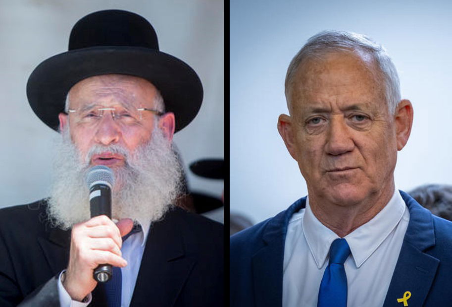 ש"ס תתמוך בפיזור הכנסת | הפגישה החשאית של בני גנץ עם חבר המועצת וההתבטאות של דרעי בישיבה החריגה