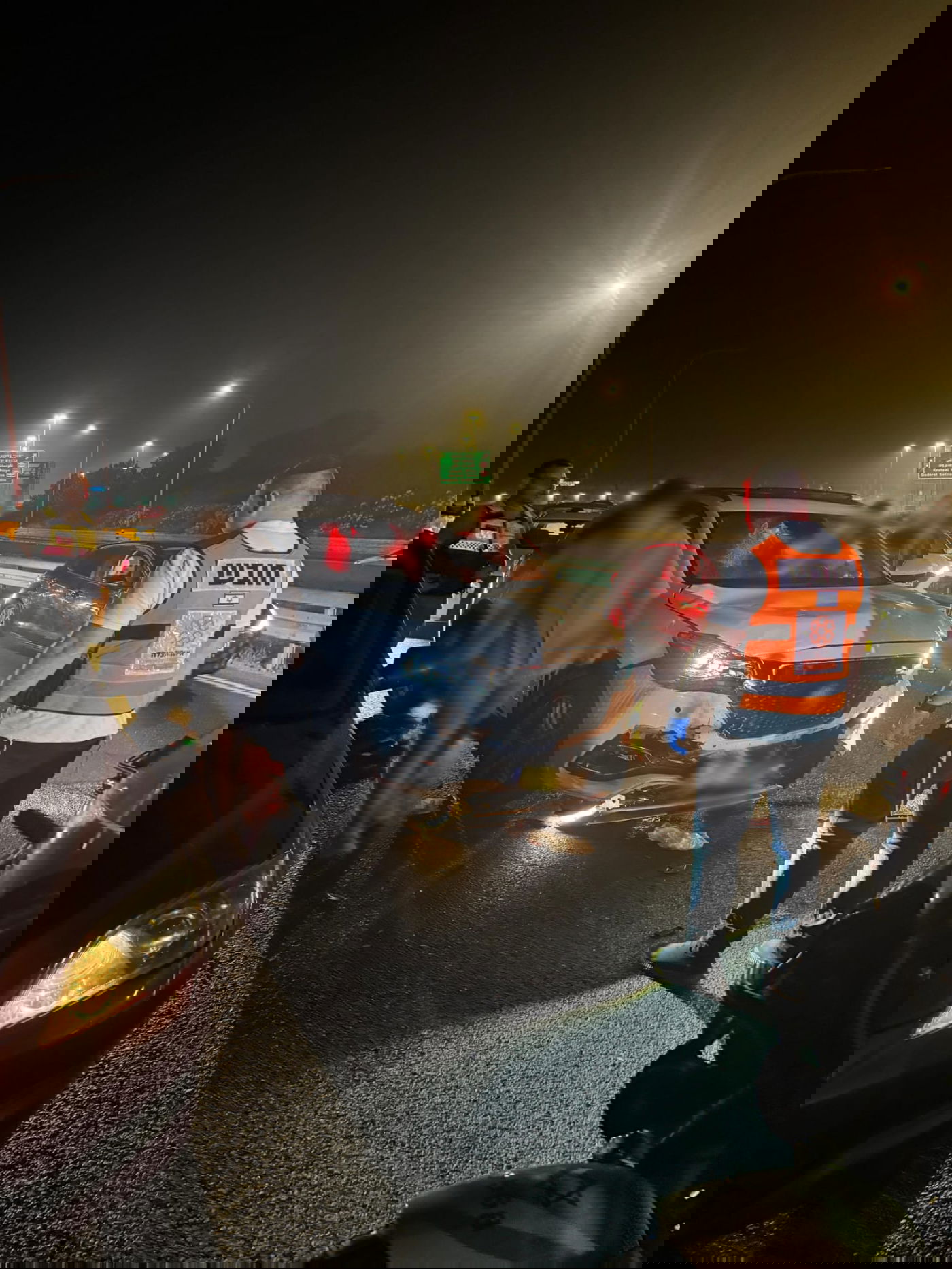 זירת התאונה