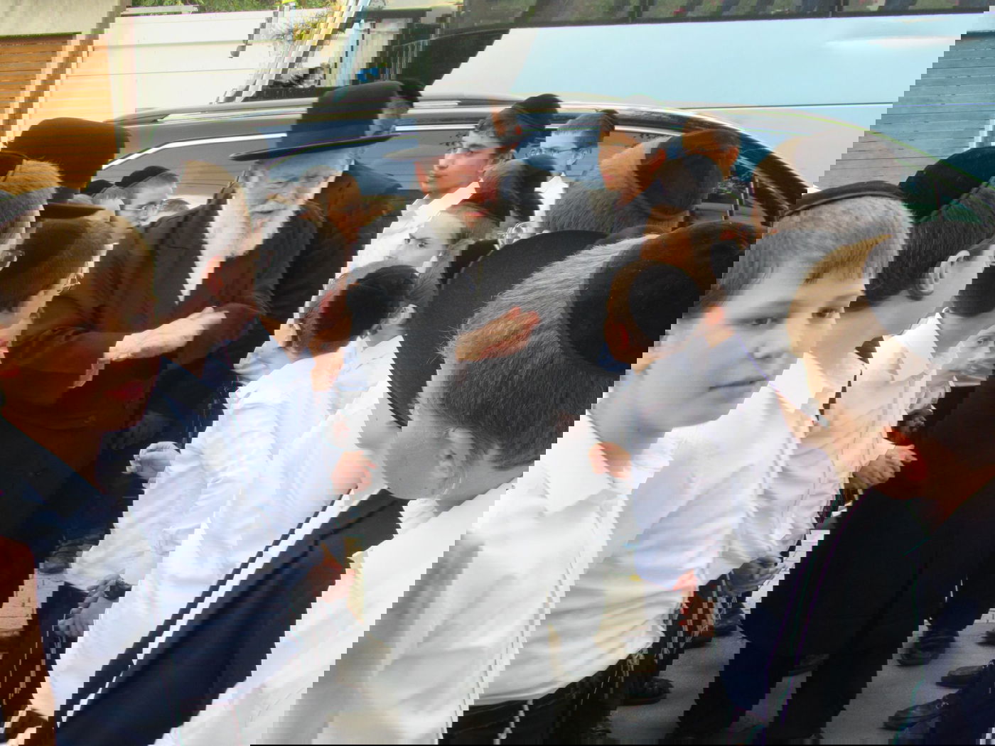 ילדי “נערינו” ביקרו בבתי גדולי ישראל והתברכו