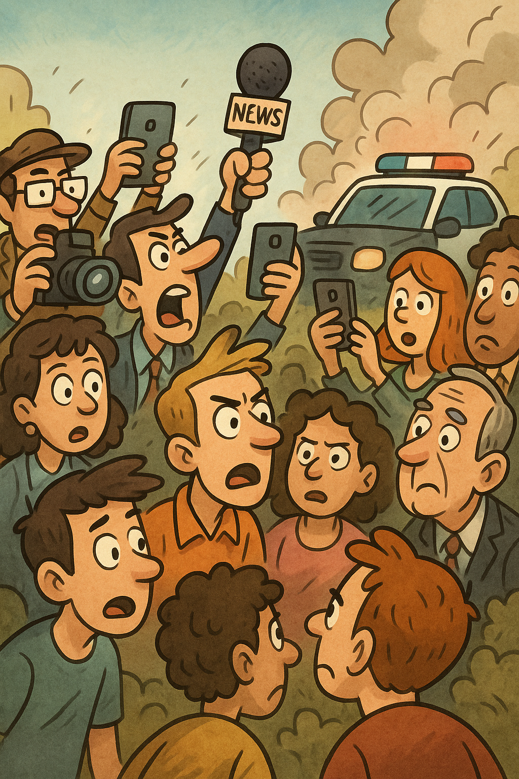 יש להט לדעת מה קרה ולדווח ראשון