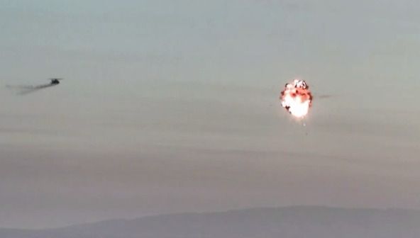 יירוט כלי טיס בלתי מאוייש ששוגק לעבר שטח מדינת ישראל