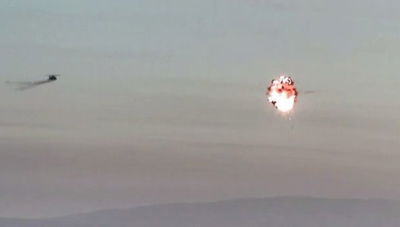 יירוט כלי טיס בלתי מאוייש ששוגק לעבר שטח מדינת ישראל