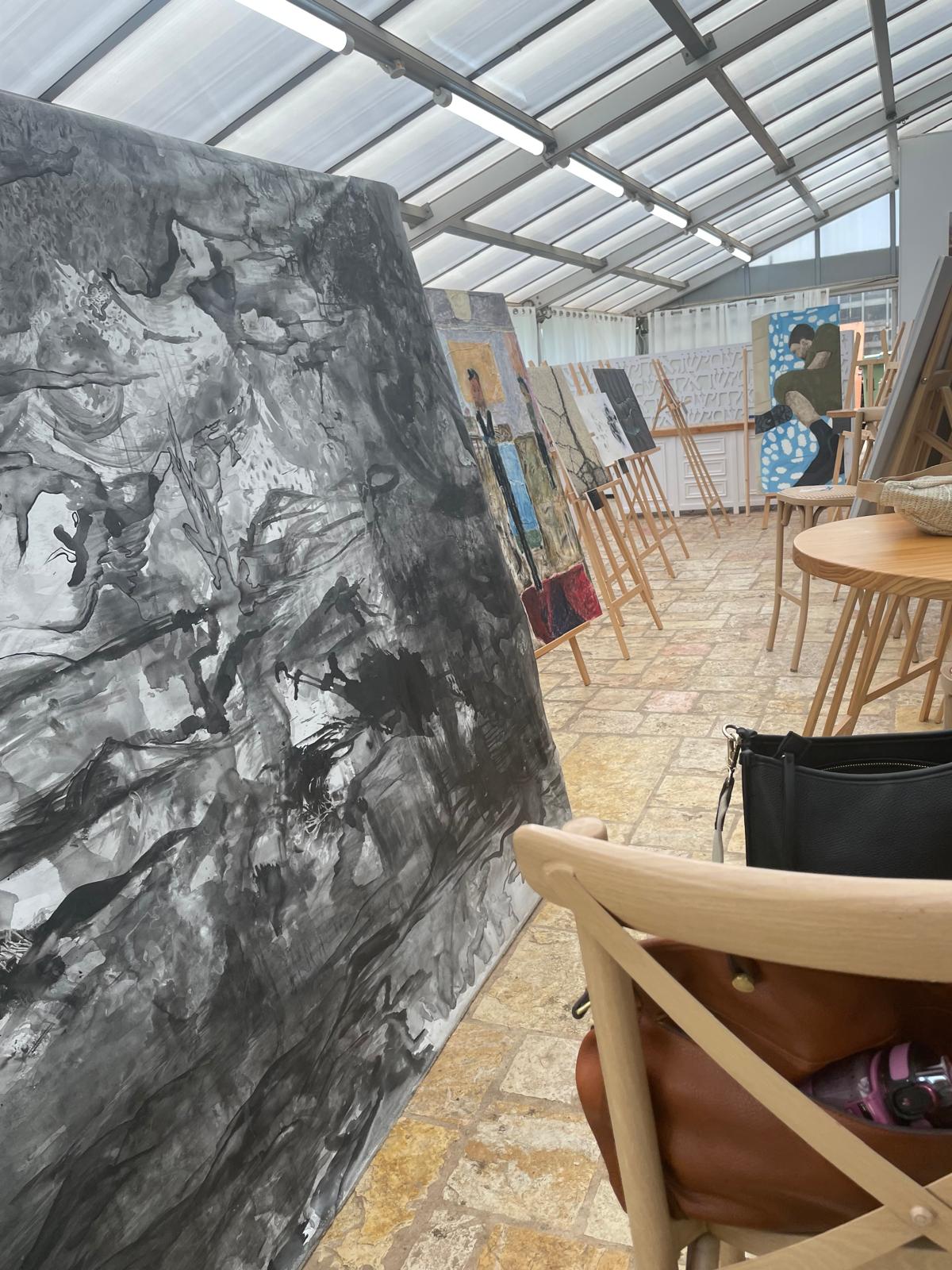 חלק מהיצירות שהוצגו בתערוכה